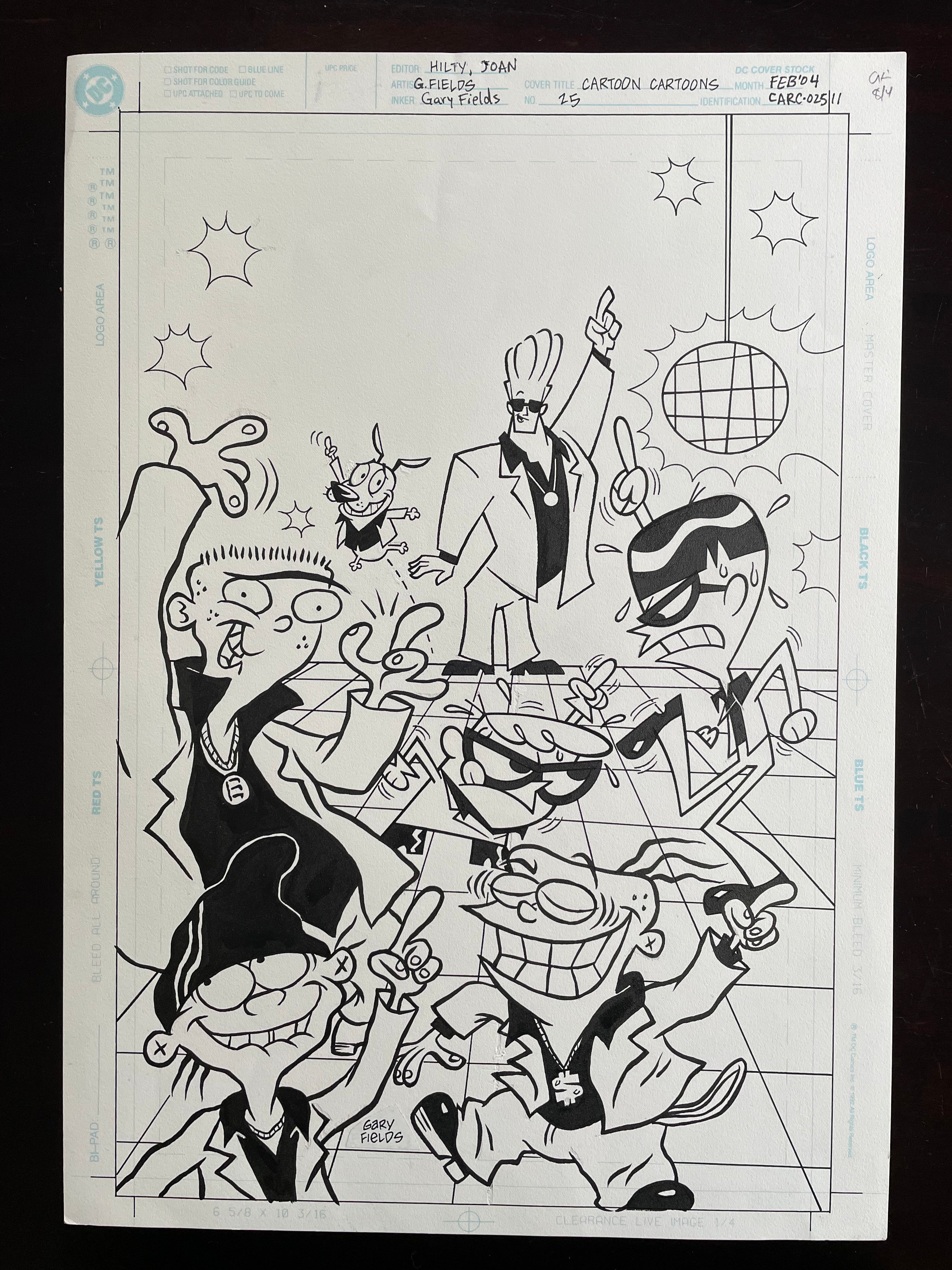 Cartoon Cartoons #25, Cover Original Art by Gary Fields