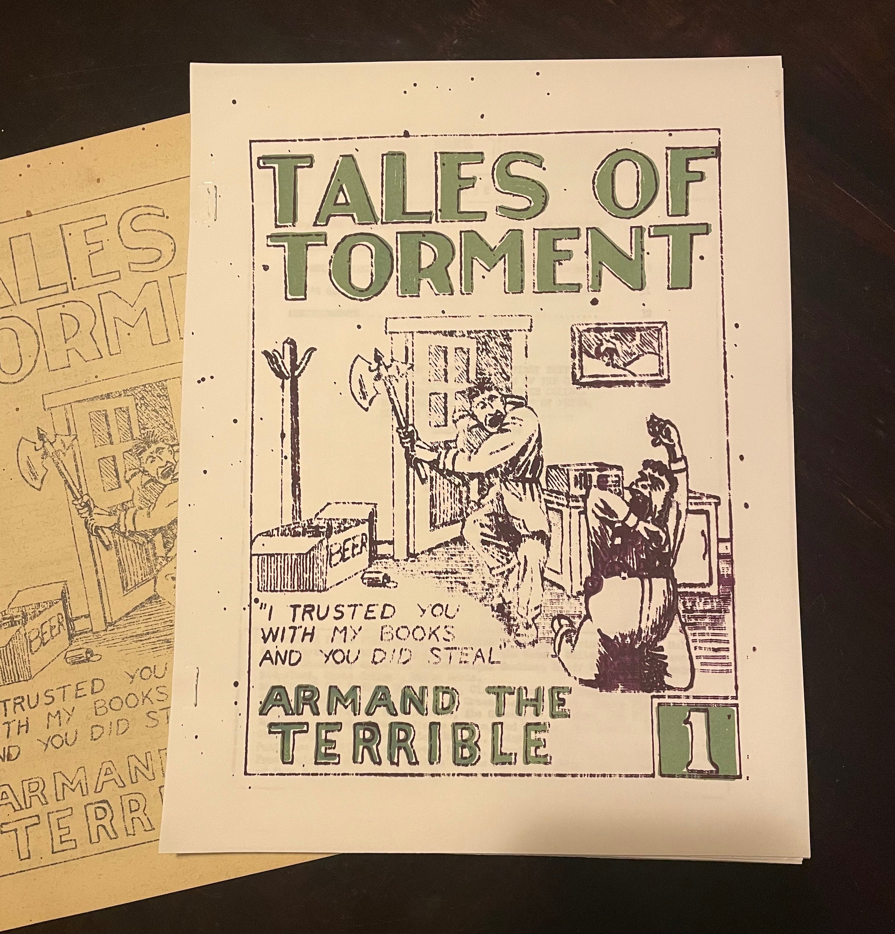 Tales of Torment 1 by John Stockman - facsimile reprint